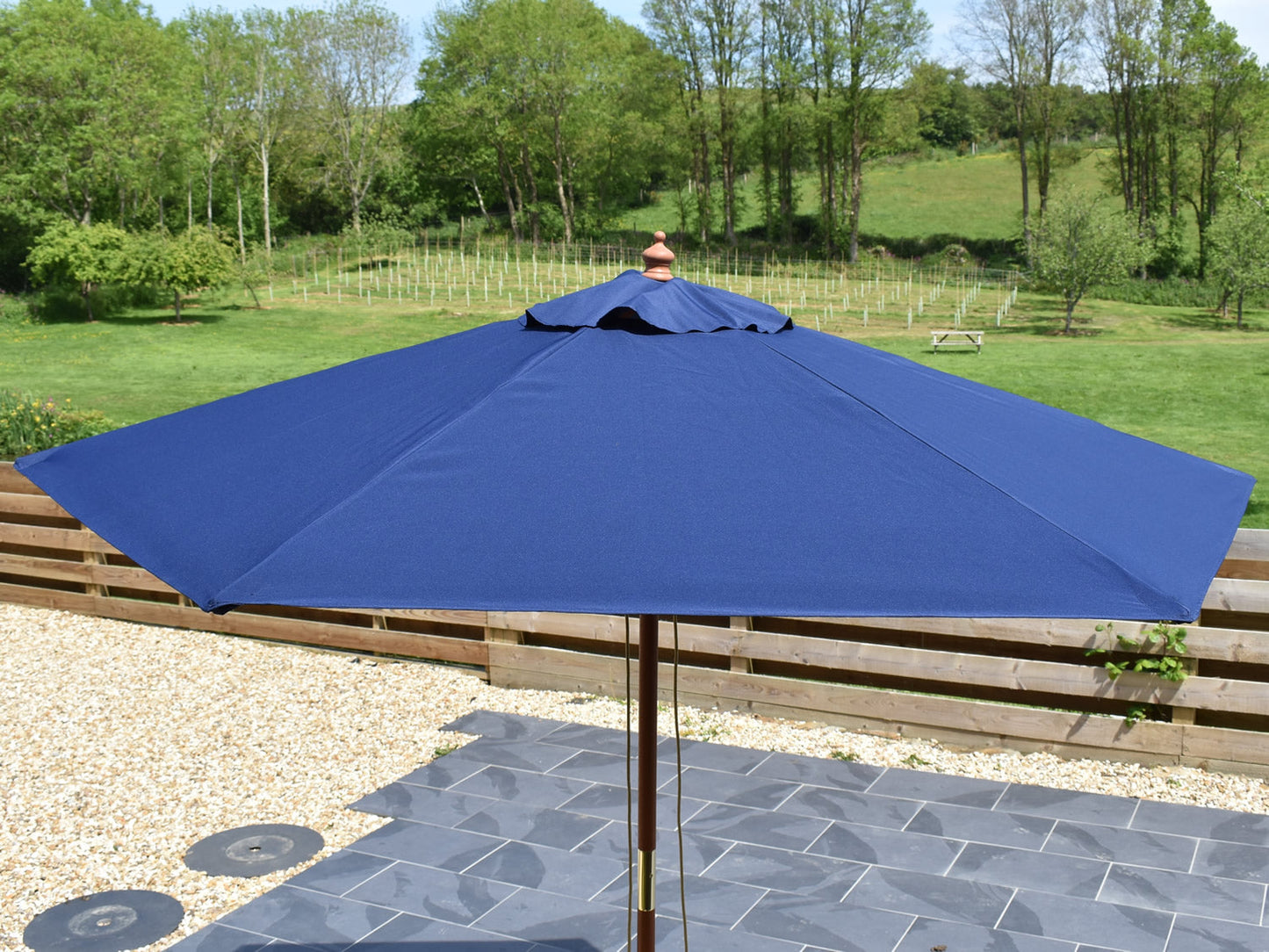 2.5 Parasol open Blue