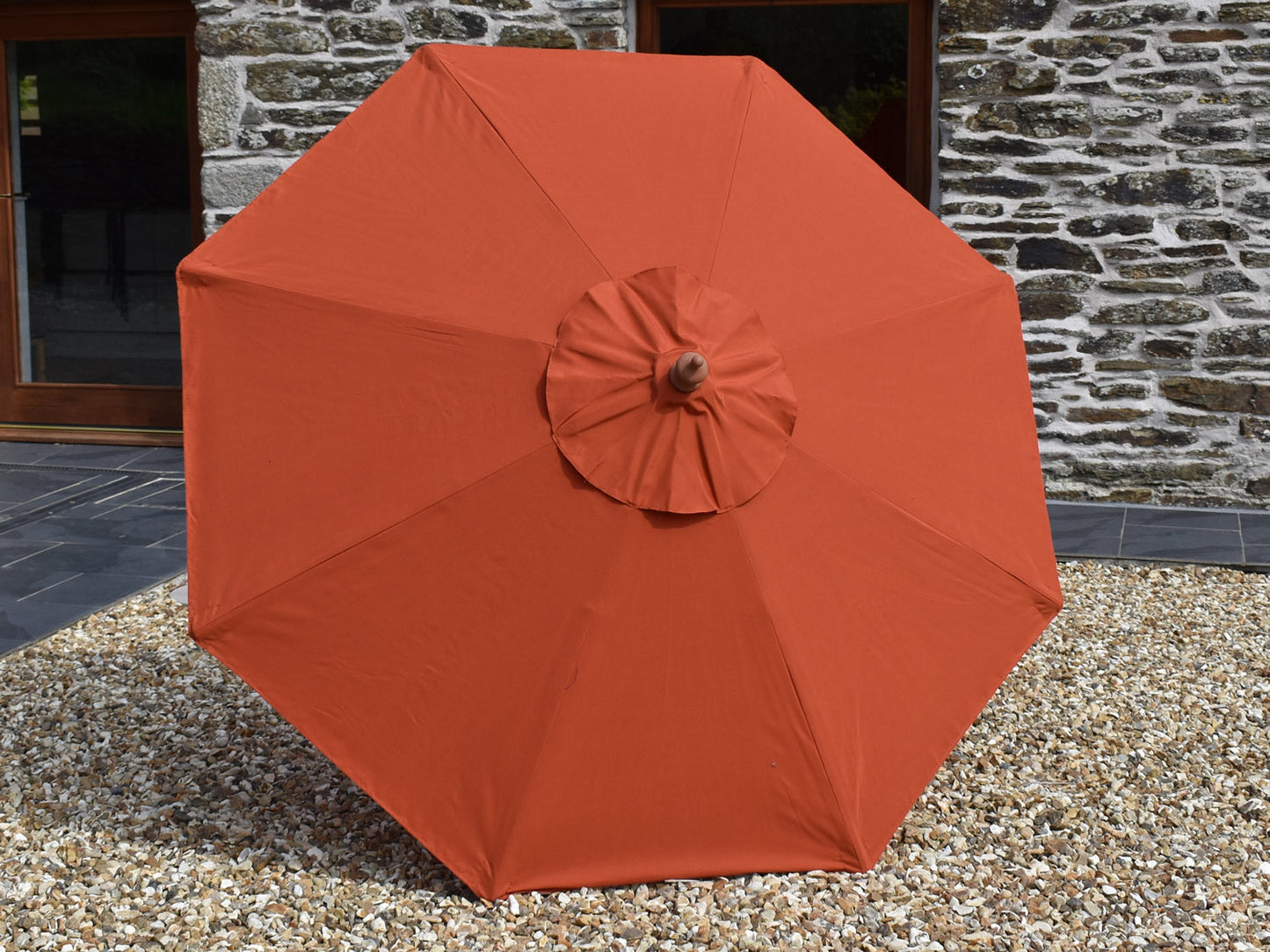 2m Octagonal parasol canopy Terracotta