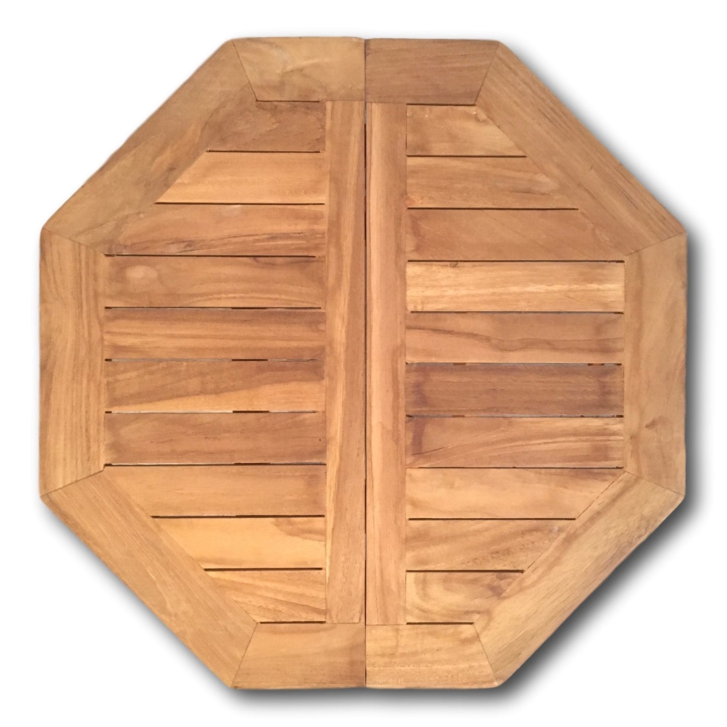 Teak Octagonal Folding Coffee Table