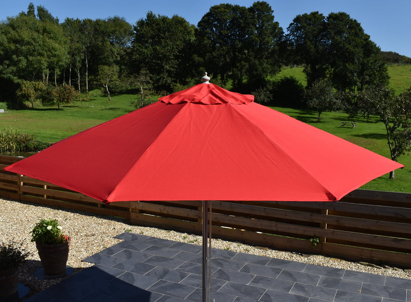 3.5m Octagonal Aluminium Garden Parasol