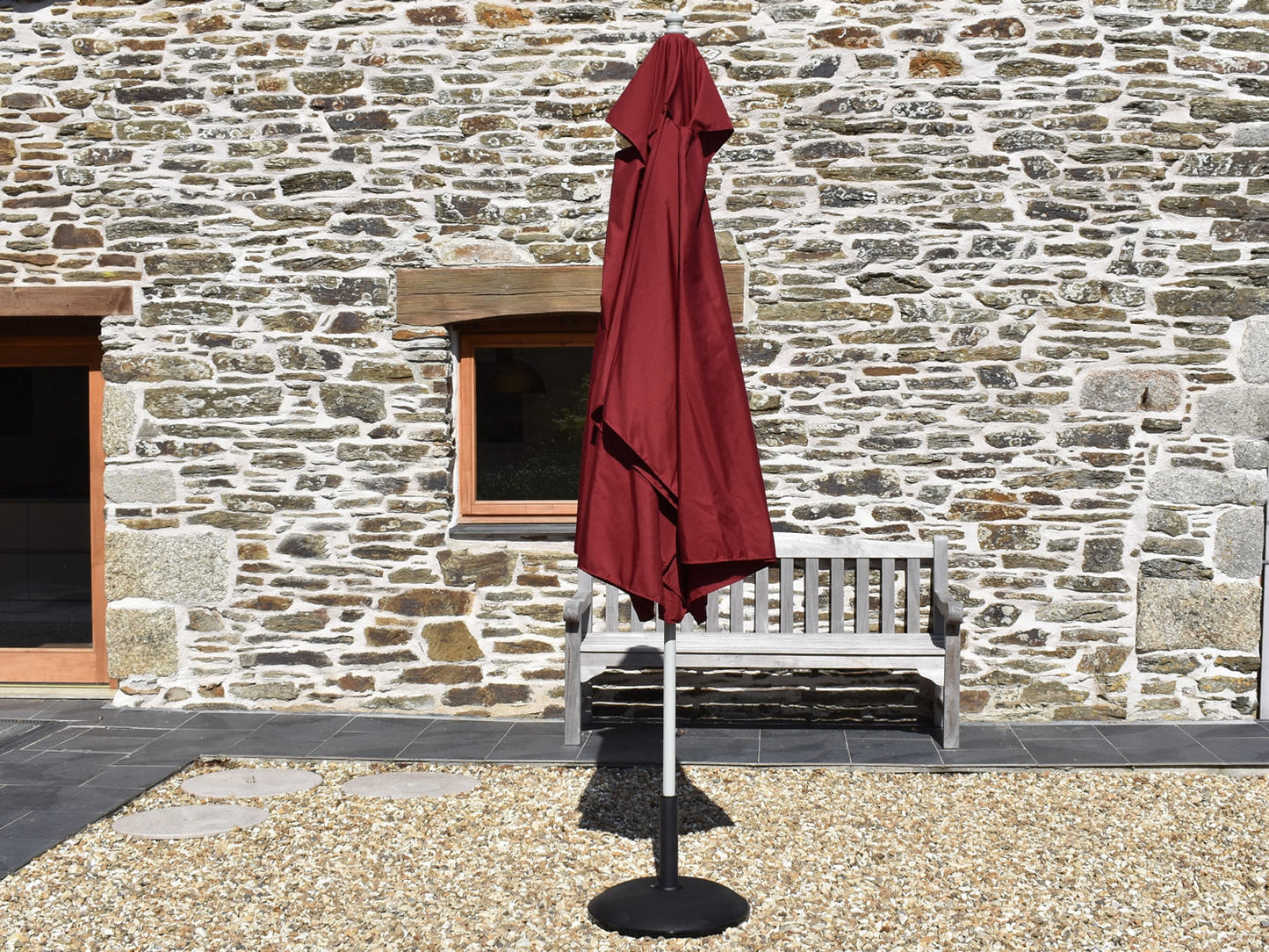 3x2m Rectangular Aluminium Garden Parasol