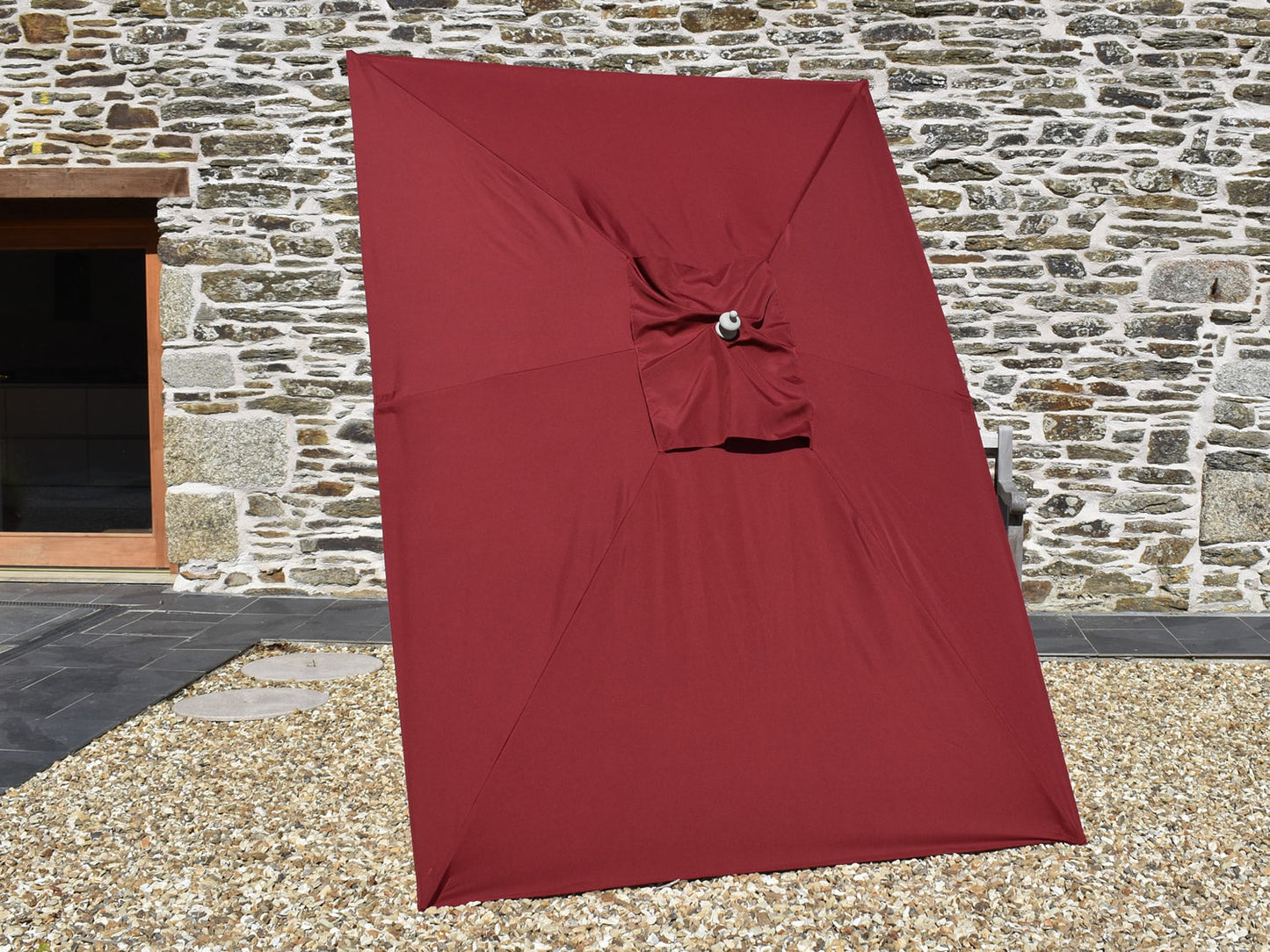 3x2m Rectangular Aluminium Garden Parasol