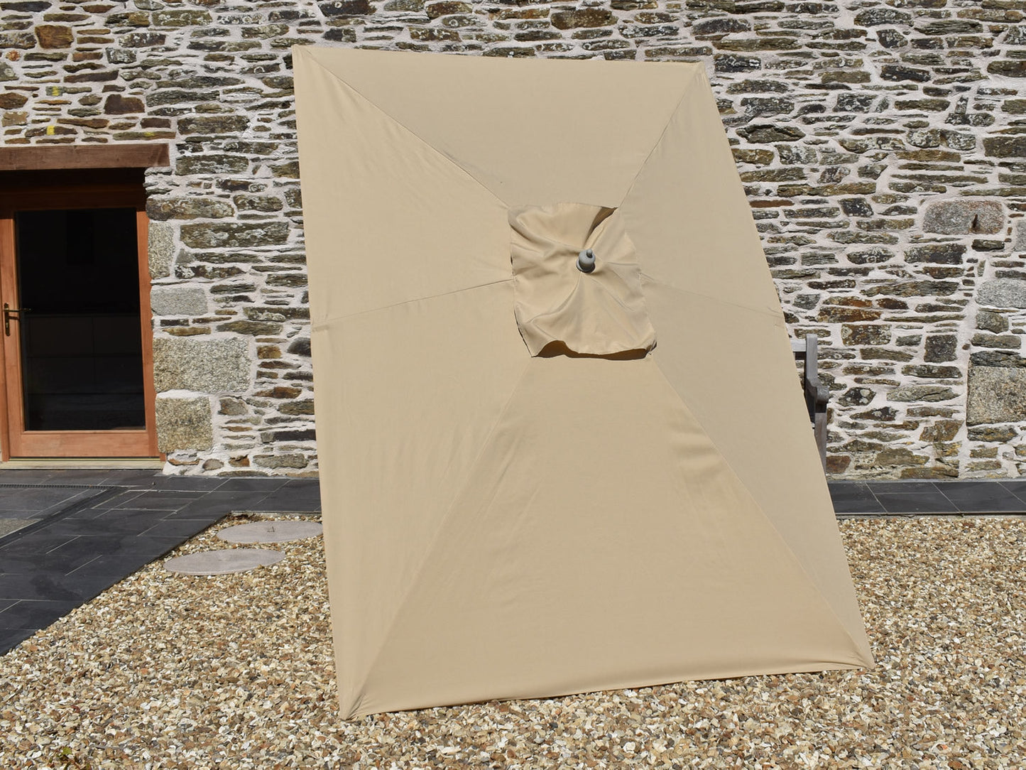3x2m Rectangular Aluminium Garden Parasol