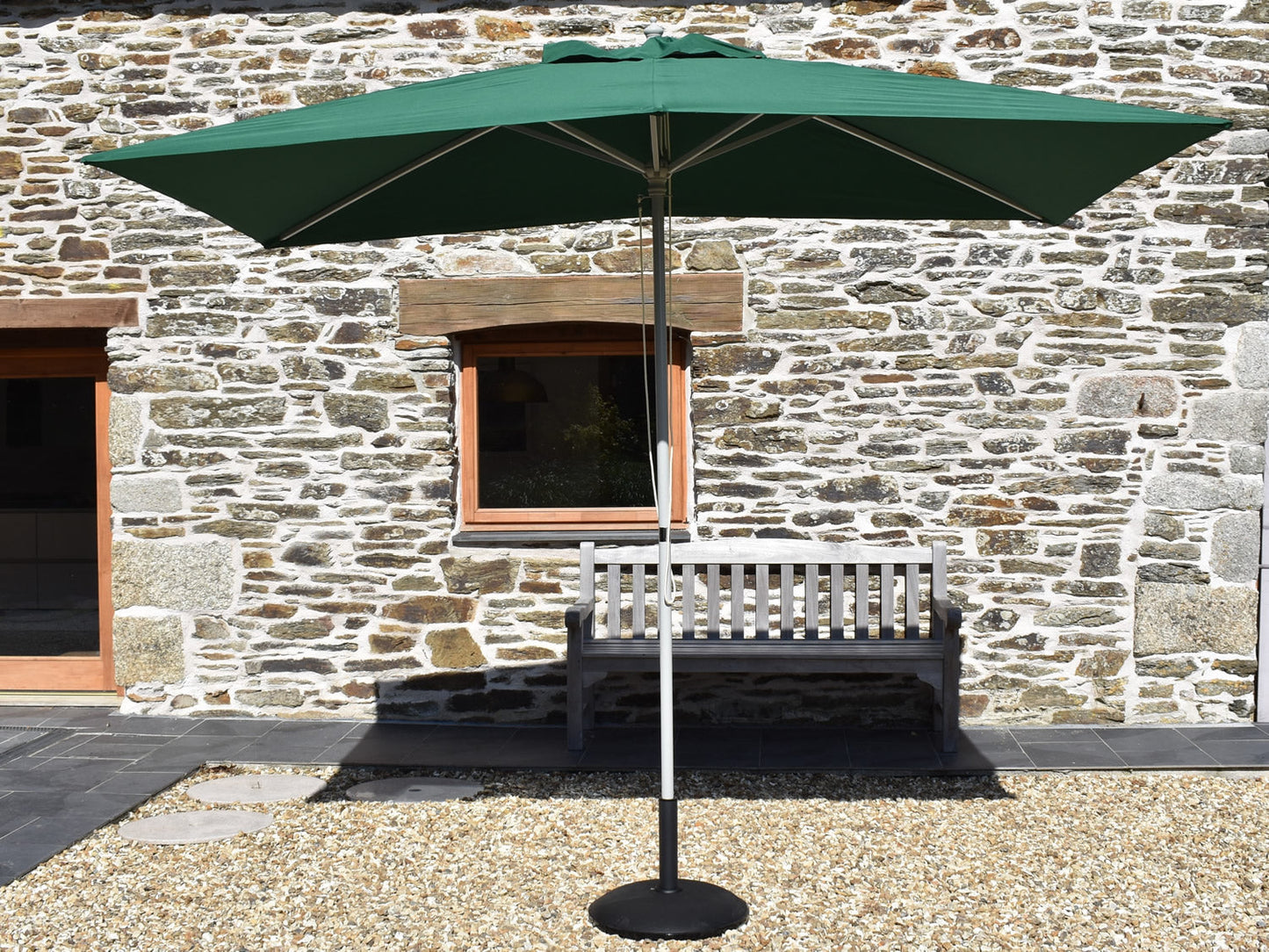 3x2m Rectangular Aluminium Garden Parasol