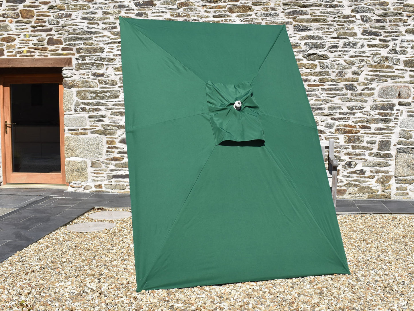 3x2m Rectangular Aluminium Garden Parasol