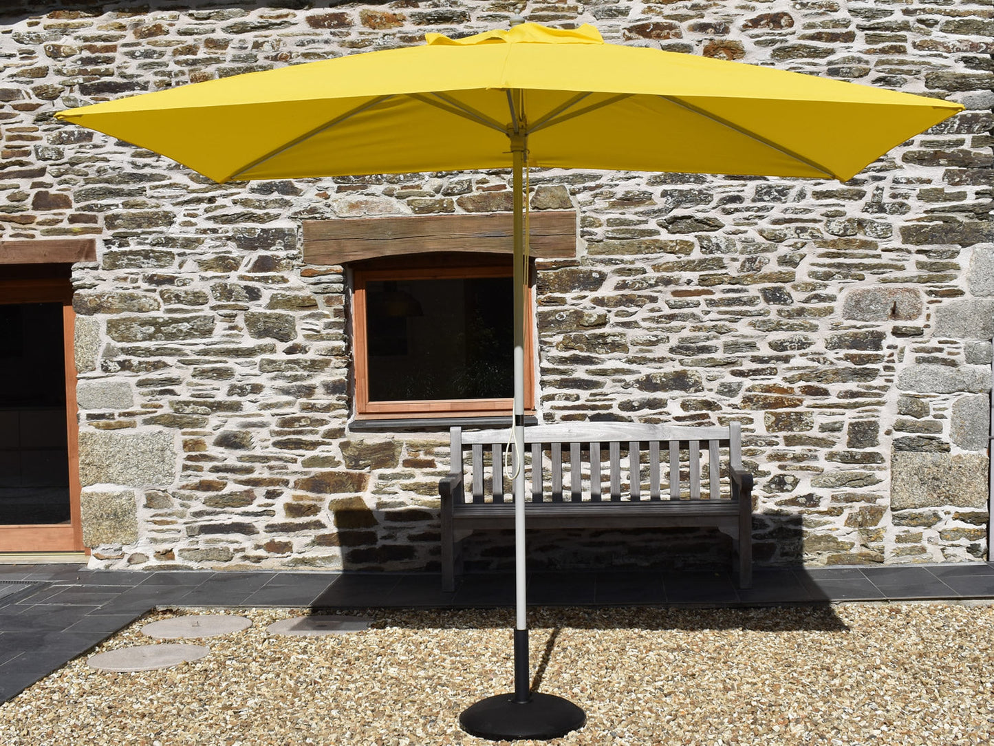 3x2m Rectangular Aluminium Garden Parasol