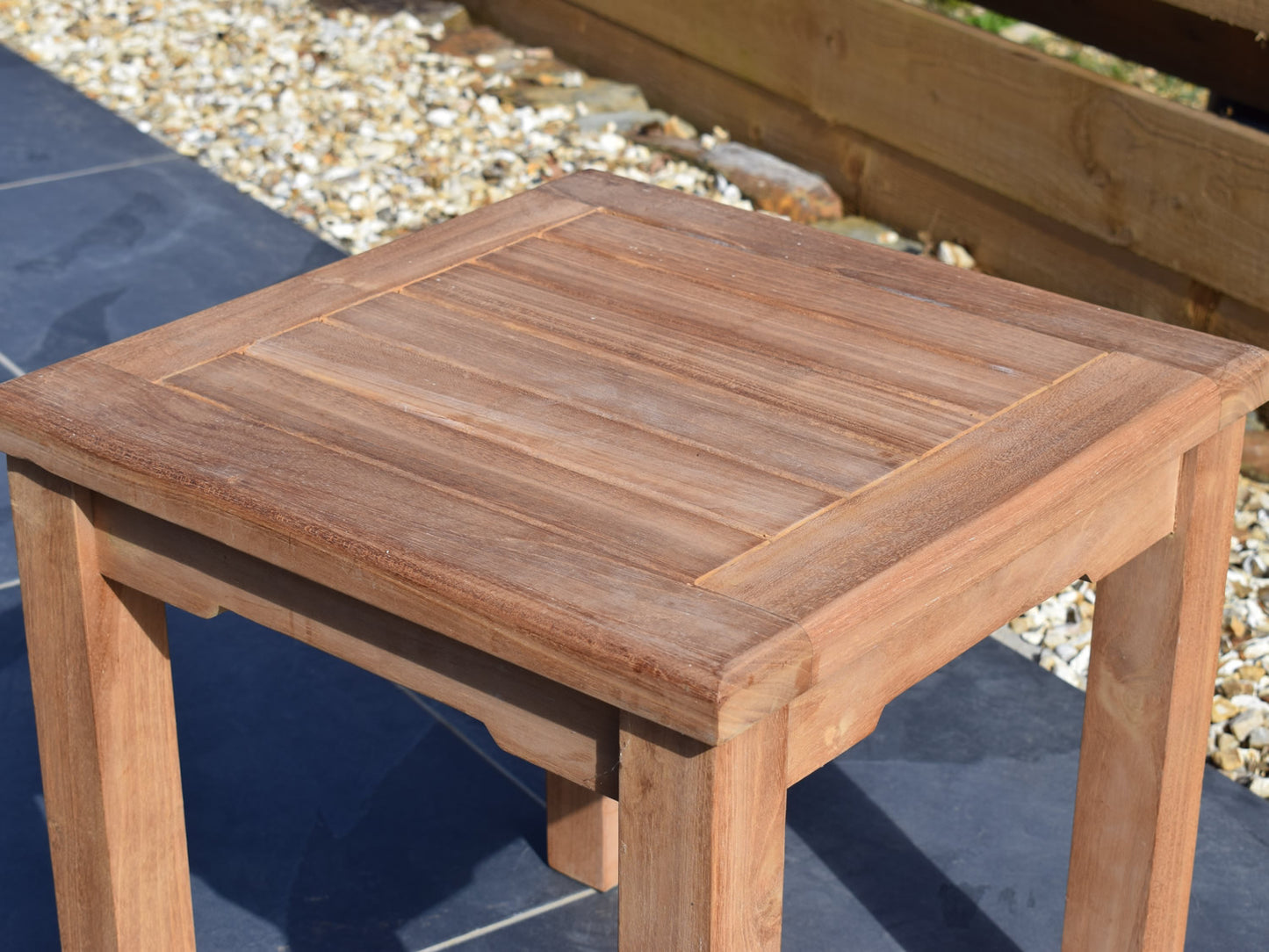 Teak 45cm Square Coffee Table