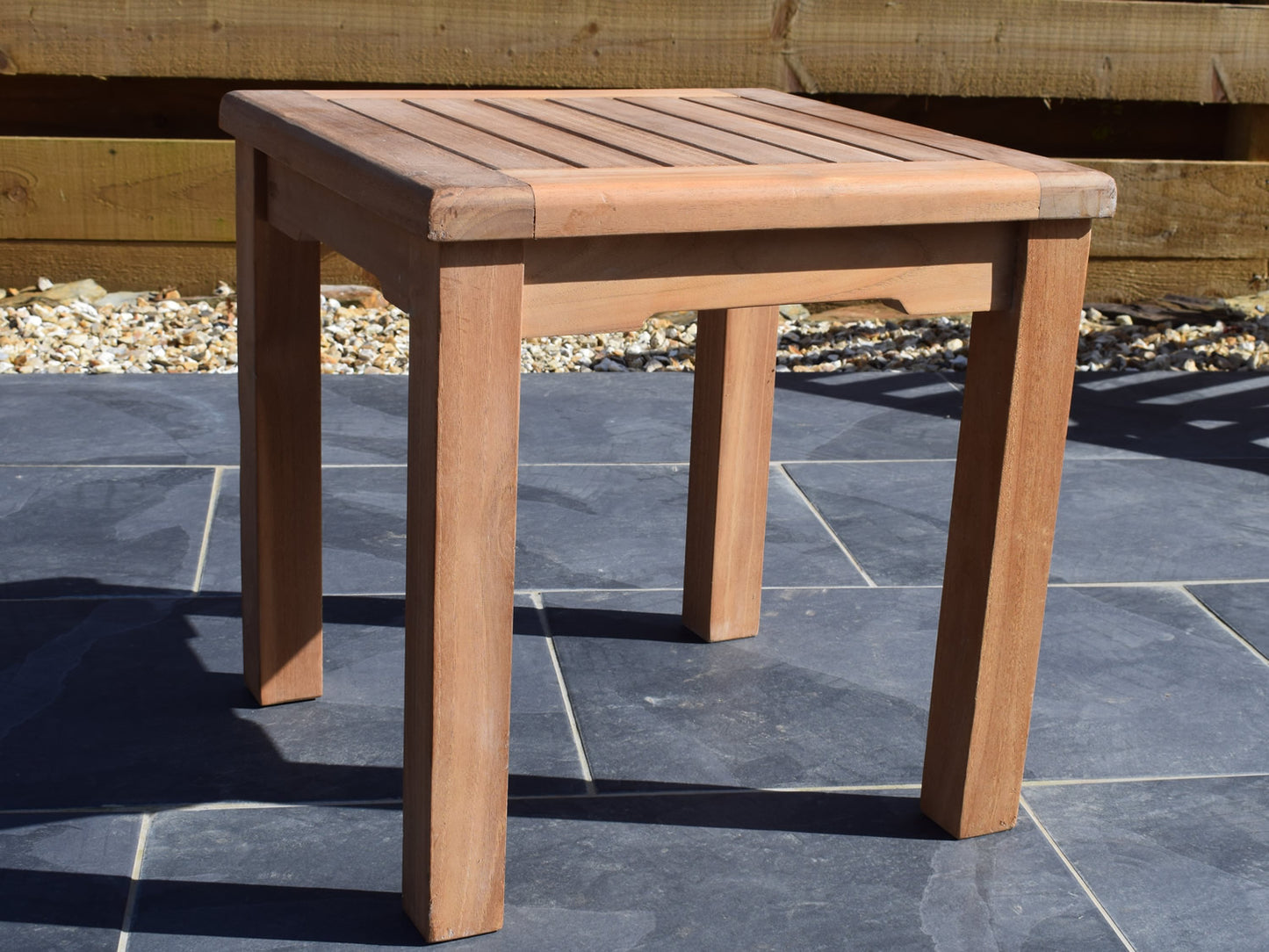 Teak 45cm Square Coffee Table
