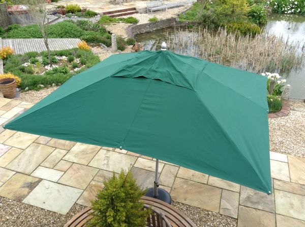 3m Square Aluminium Commercial Parasol