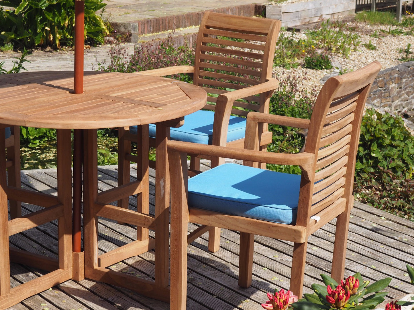 Newbury Teak Stacking Armchair