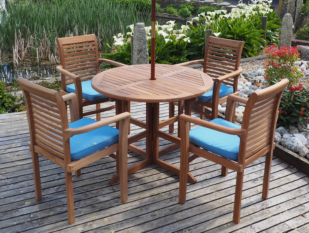 Newbury Teak Stacking Armchair