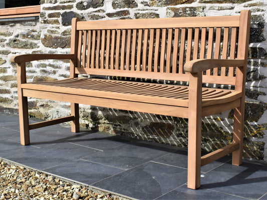 150cm teak outdoor bench