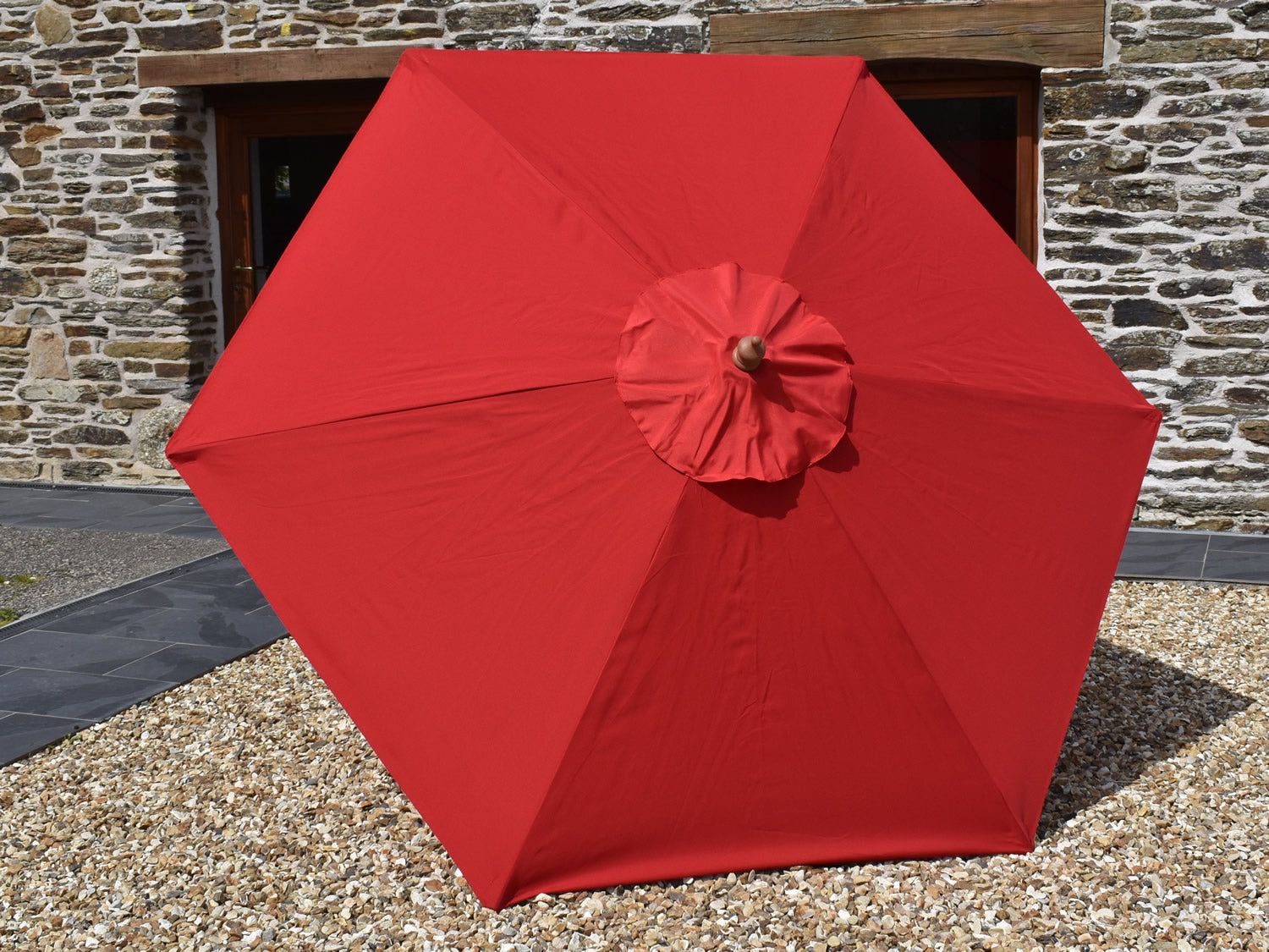 2.5 Hexagonal parasol canopy Red