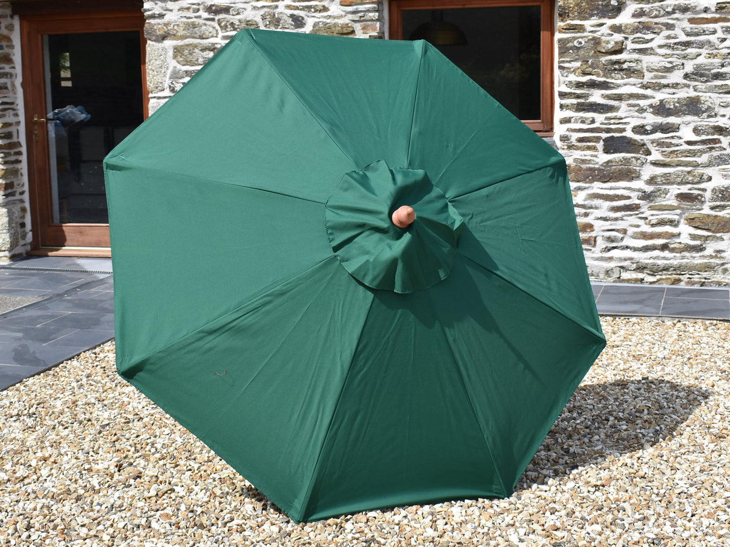 2m Octagonal parasol canopy Green