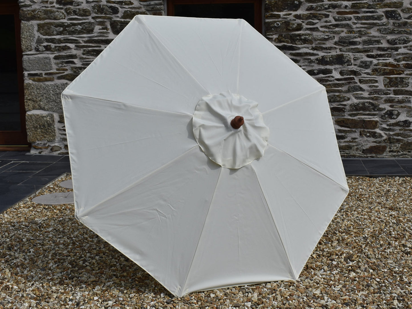 2m Octagonal parasol canopy Natural