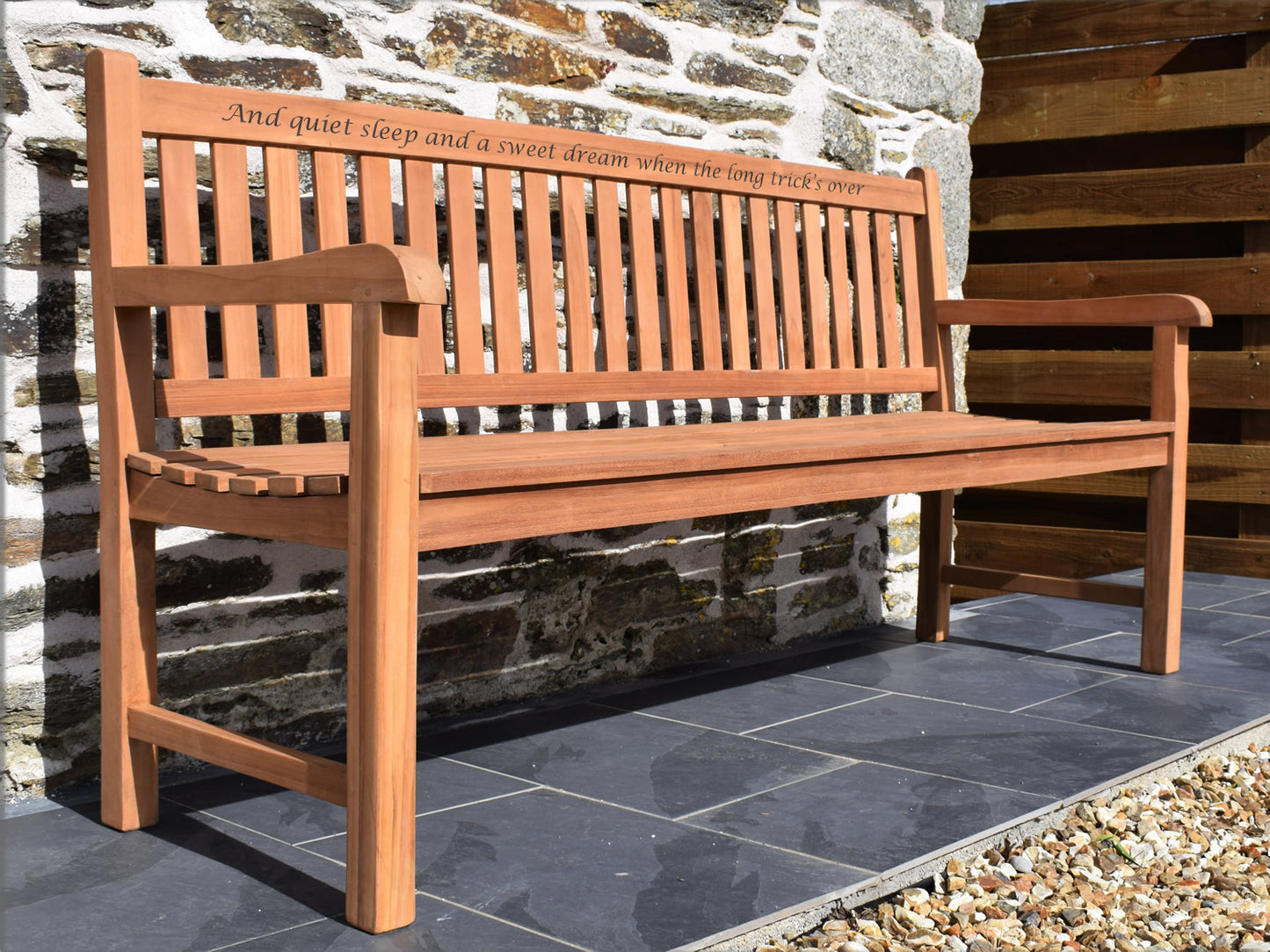 Memorial Bench Engraving - 30+ letters