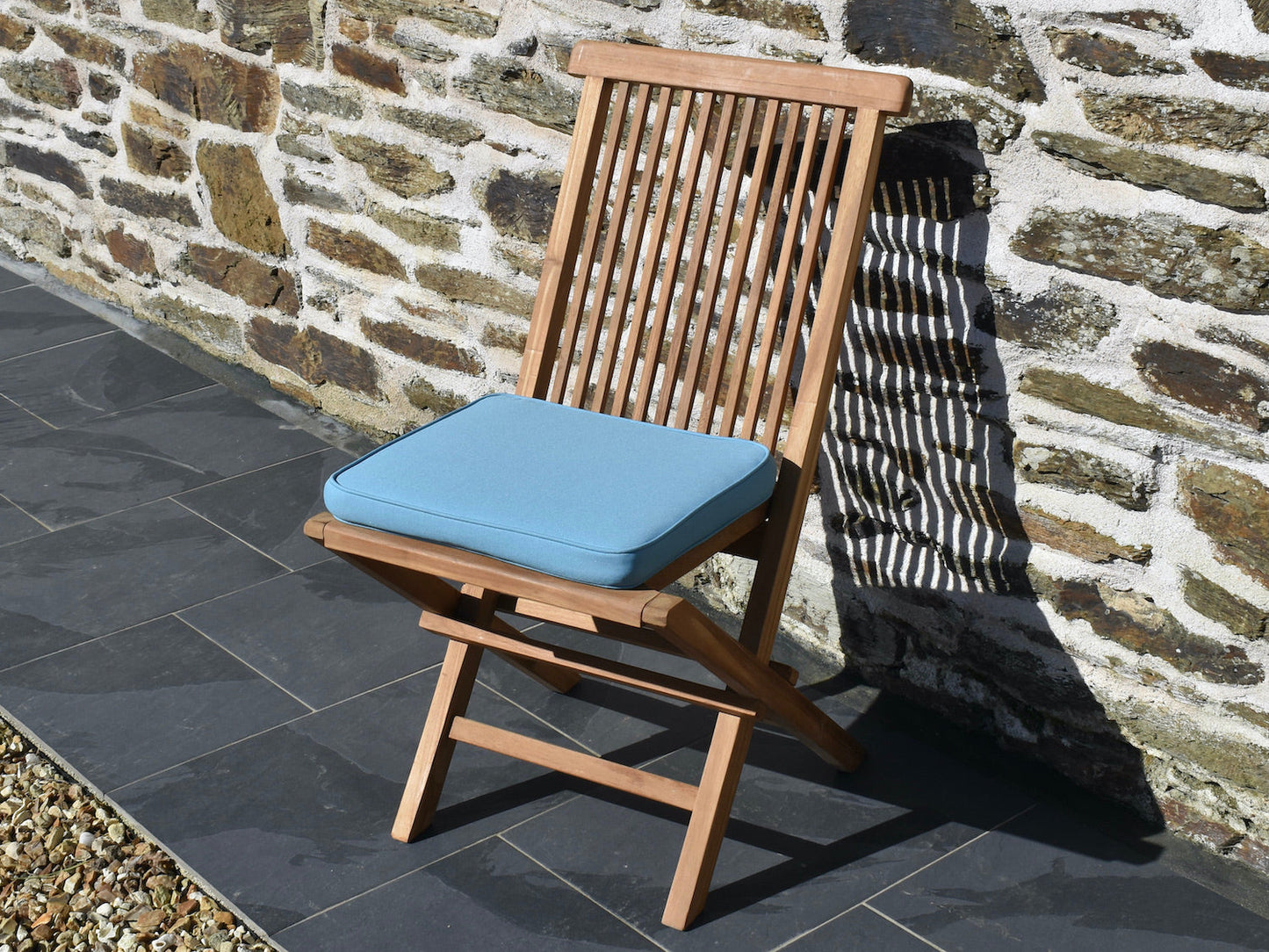 classic light blue outdoor seat pad cushion for out classic folding chairs and classic folding armchairs