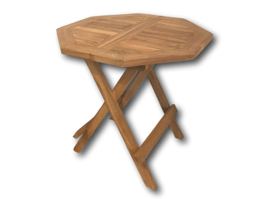 Teak Octagonal Folding Coffee Table