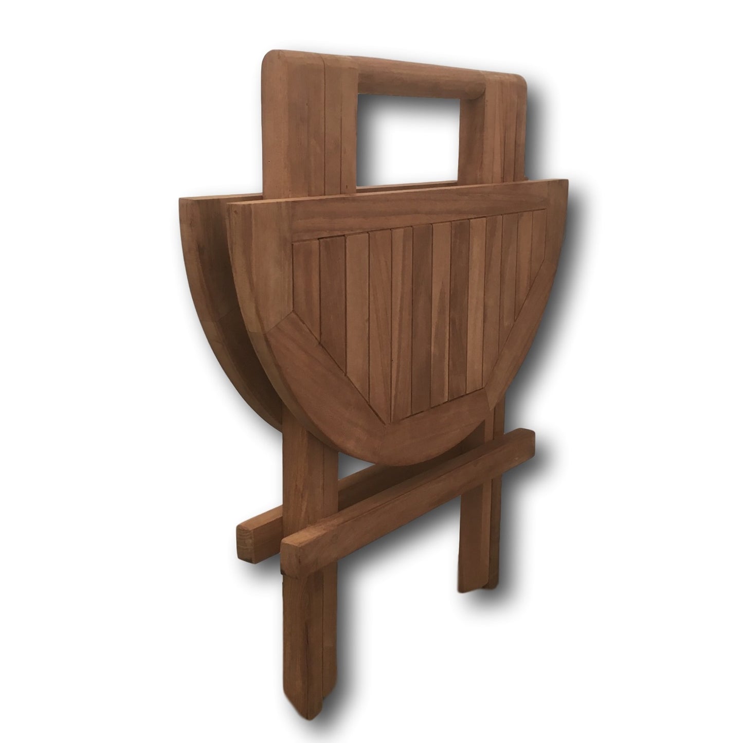 Teak Round Folding Coffee Table