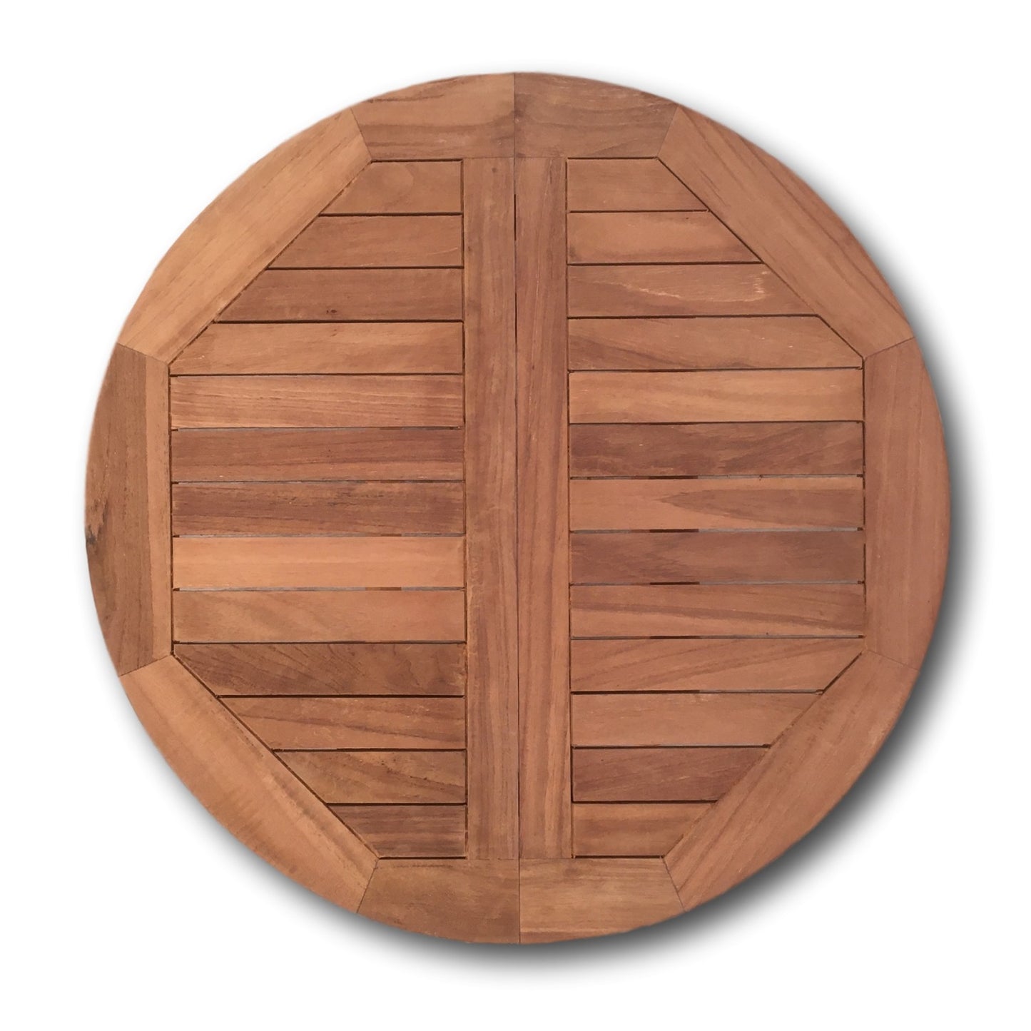 Teak Round Folding Coffee Table