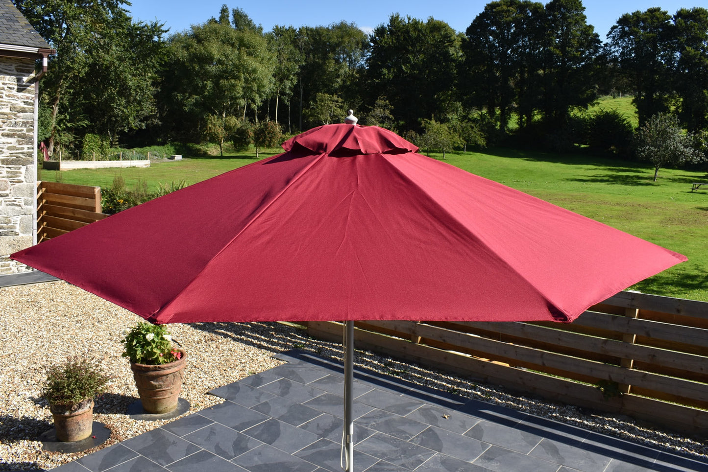 3m Octagonal Aluminium Garden Parasol