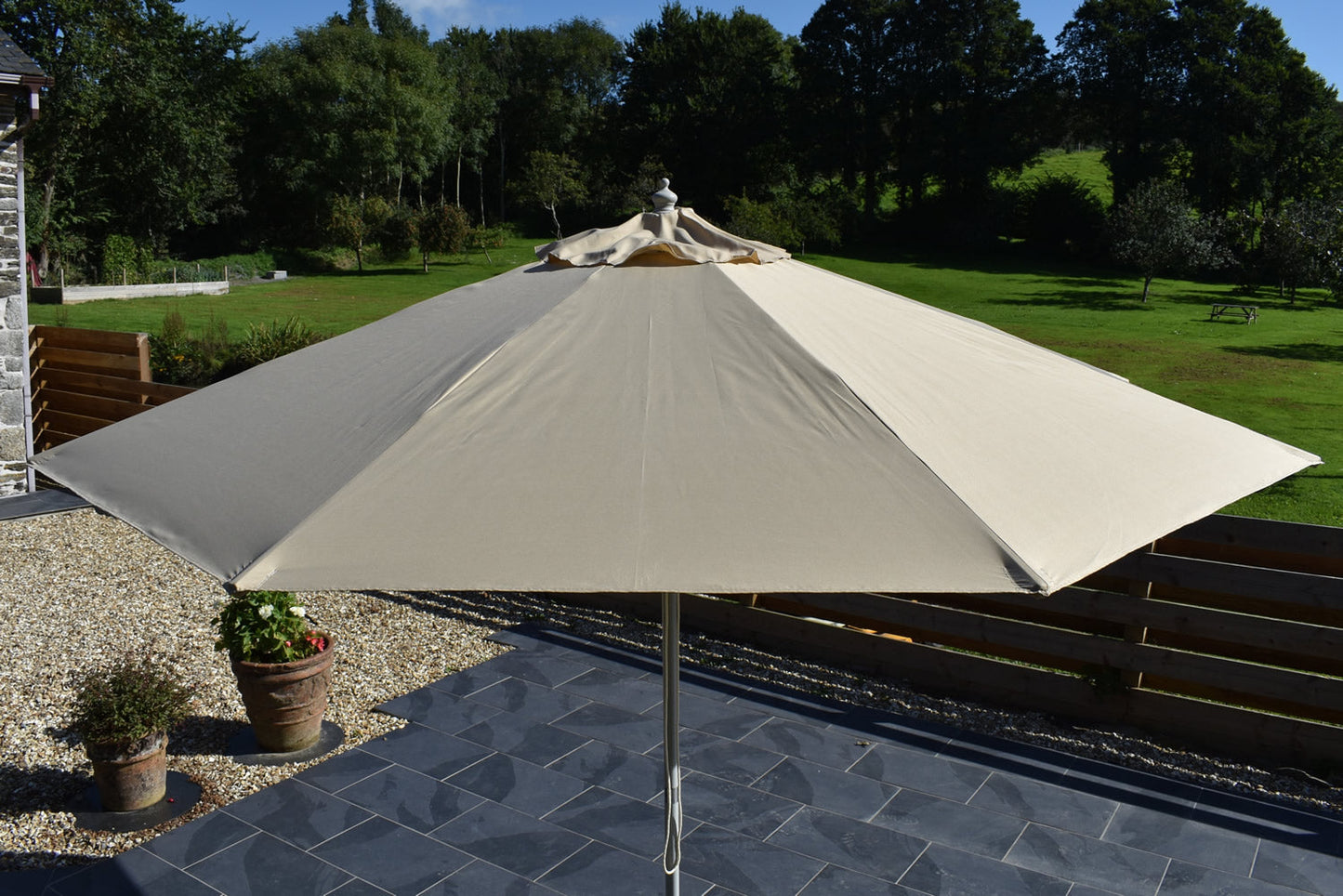 3m Octagonal Aluminium Garden Parasol