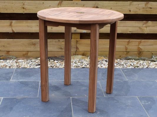Teak 70cm Round Bistro Table
