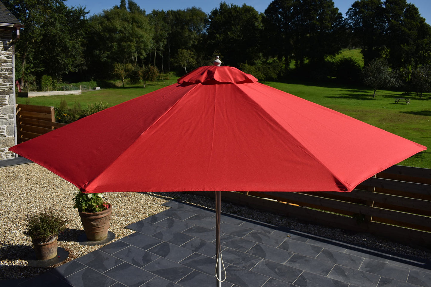 3m Octagonal Aluminium Garden Parasol