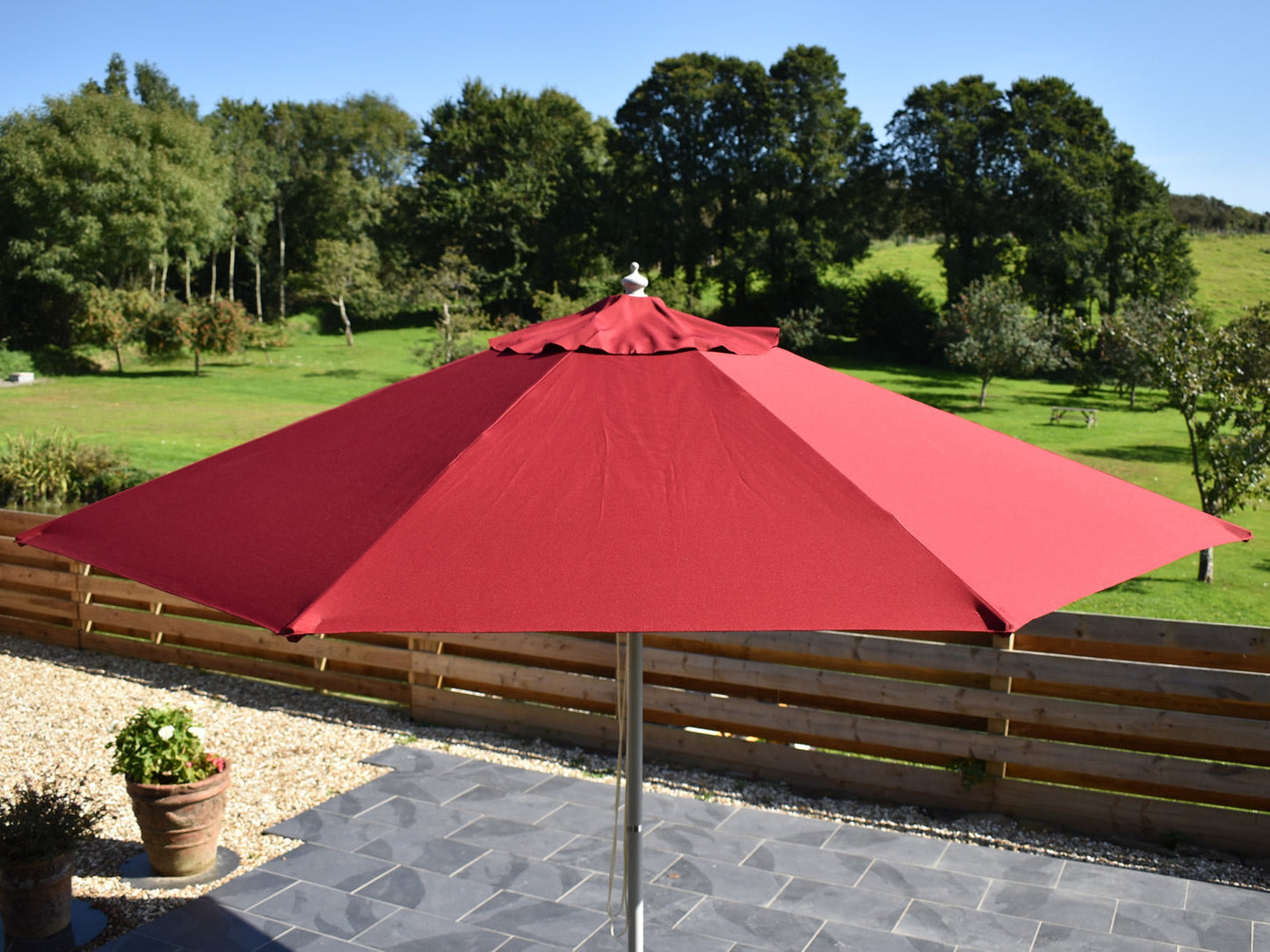 3.5m Octagonal Aluminium Garden Parasol