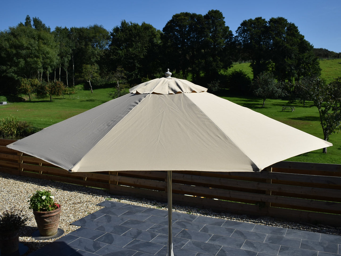 3.5m Octagonal Aluminium Garden Parasol