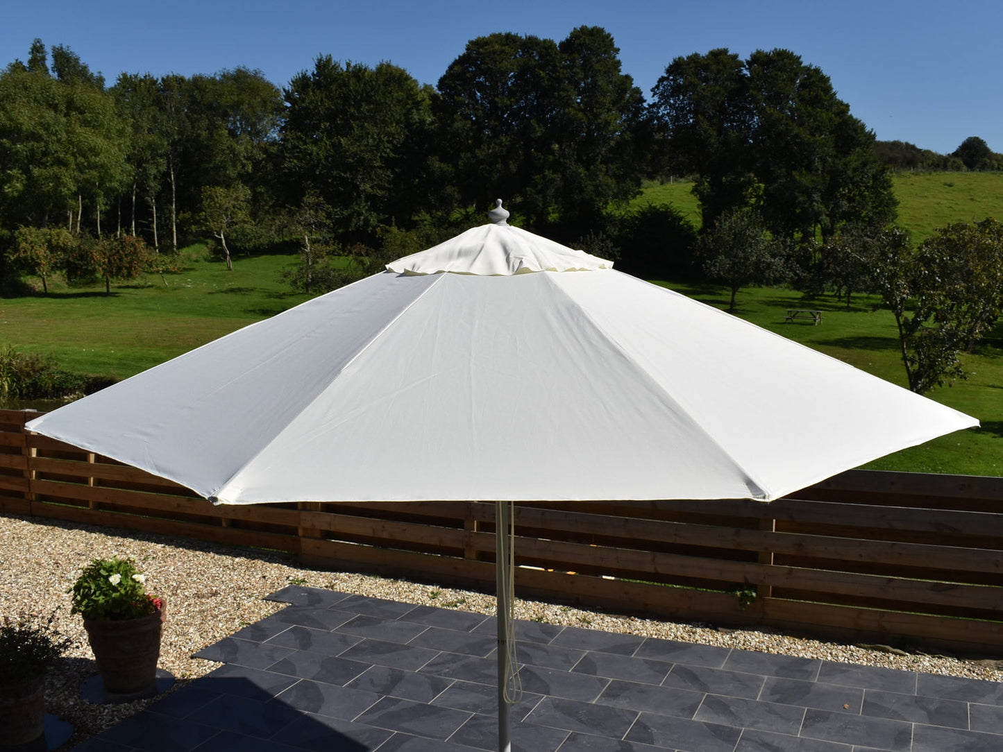 3.5m Octagonal Aluminium Garden Parasol