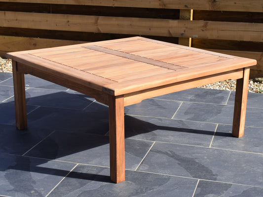 Teak 100cm Square Coffee Table